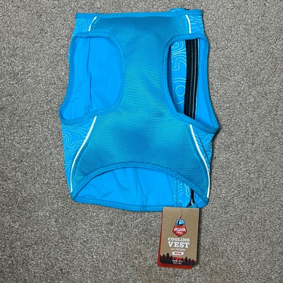 Arcadia Trail Cooling Vest for Dogs Size Medium Reflective Zippered - Picture 9 of 9